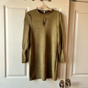 Walter Baker • Shift Dress • Long Sleeve • Small • Olive